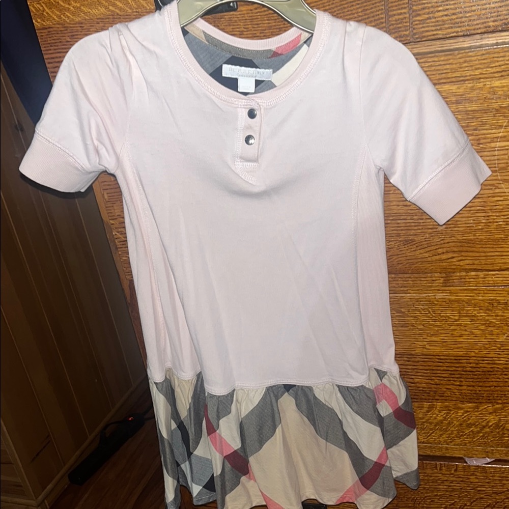 Kids Pink Plaid Shirt